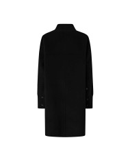 PINKO CAPPOTTO LUNGO IN PANNO DOUBLE NERO LIMOUSINE 105404 225