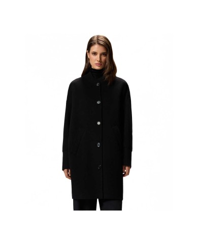 PINKO CAPPOTTO LUNGO IN PANNO DOUBLE NERO LIMOUSINE 105404 225