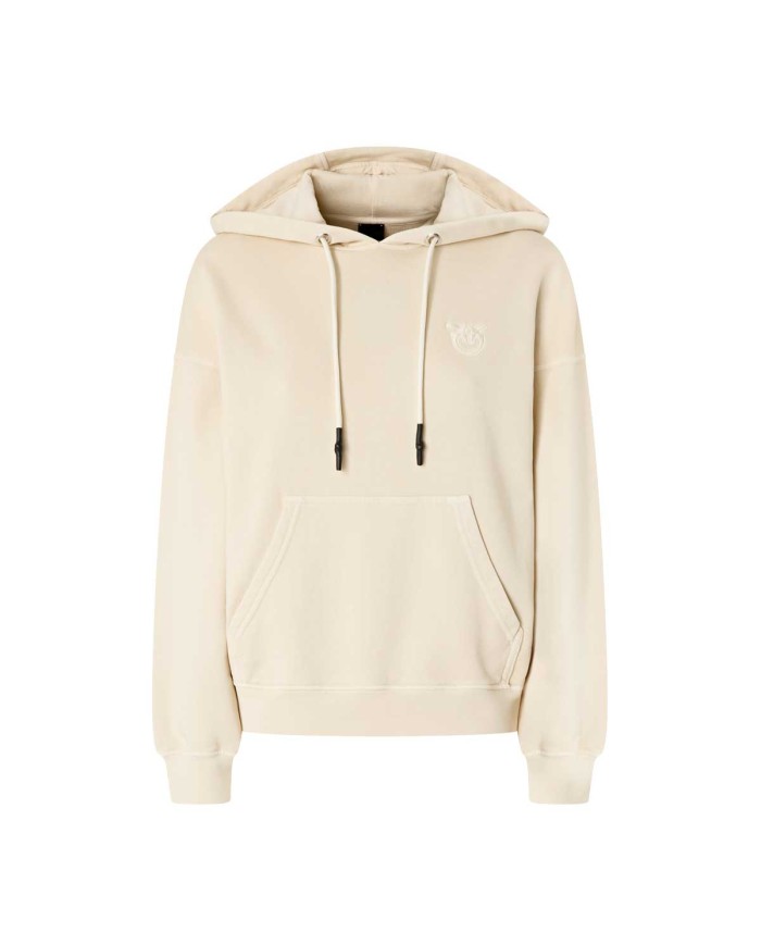 PINKO FELPA CON CAPPUCCIO BEIGE 105507  225