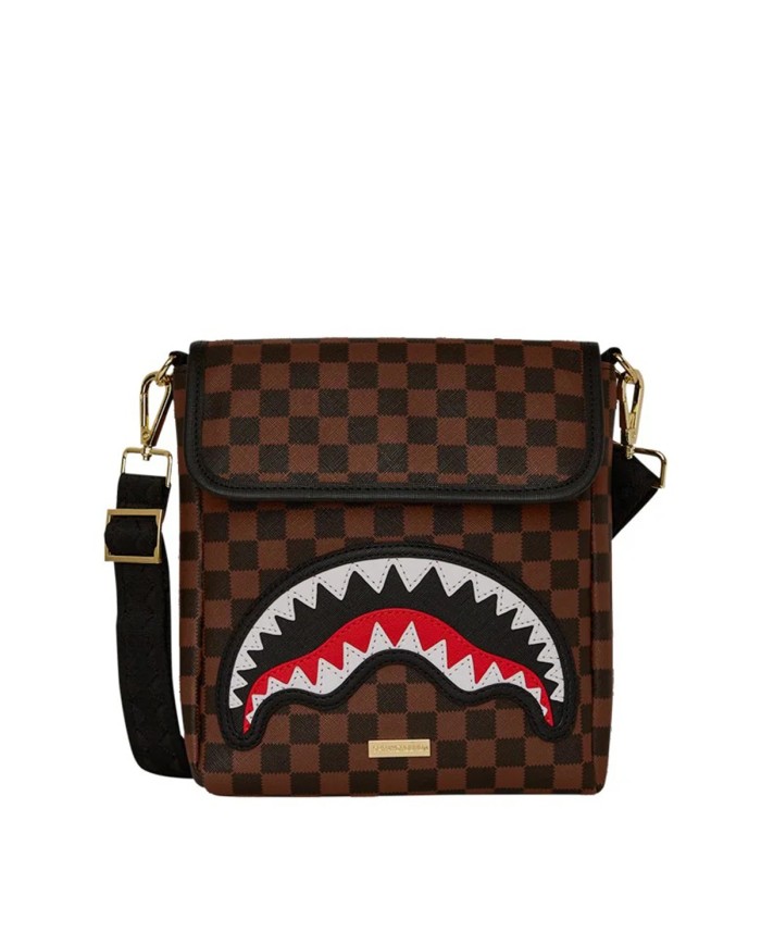 SPRAYGROUND MESSENGER SAWTOOTH SHARKS IN PARIS SLING 910B7839NSZ 225