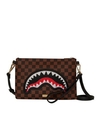 SPRAYGROUND CROSSOVER SAWTOOTH SHARKS IN PARIS CLUTCH 910B7841NSZ 225
