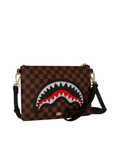SPRAYGROUND CROSSOVER SAWTOOTH SHARKS IN PARIS CLUTCH 910B7841NSZ 225