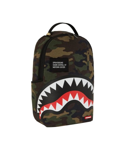 SPRAYGROUND ZAINO SHARK CENTRAL CAMO DLXS BACKPACK 910B7163NSZ 225