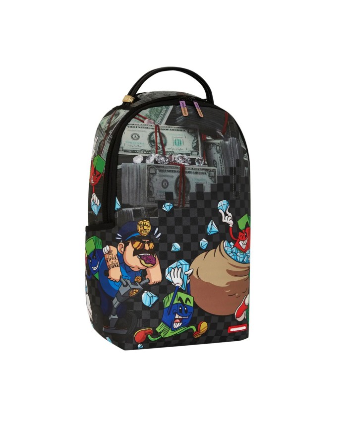 SPRAYGROUND ZAINO MONEY TEAM DIAMOND HEIST BACKPACK 910B7534NSZ 225