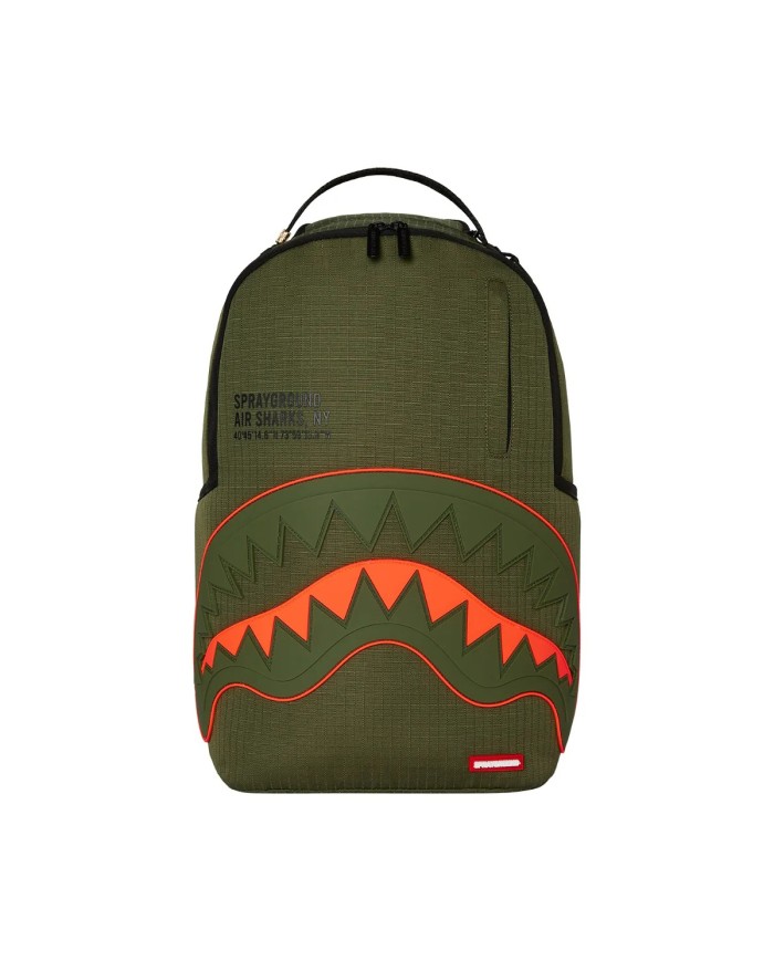SPRAYGROUND ZAINO SHARK CENTRAL ARMY DLX-RIOPSTOP BACKPACK 910B7544NSZ 225