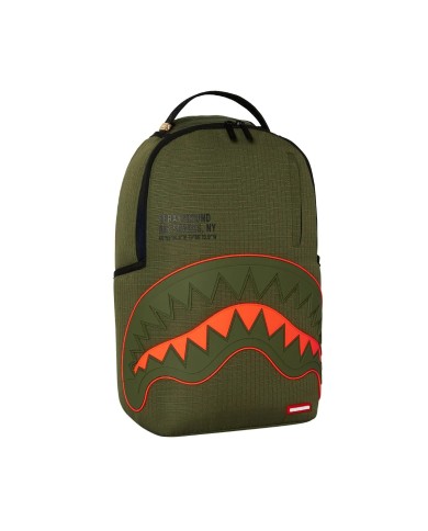 SPRAYGROUND ZAINO SHARK CENTRAL ARMY DLX-RIOPSTOP BACKPACK 910B7544NSZ 225