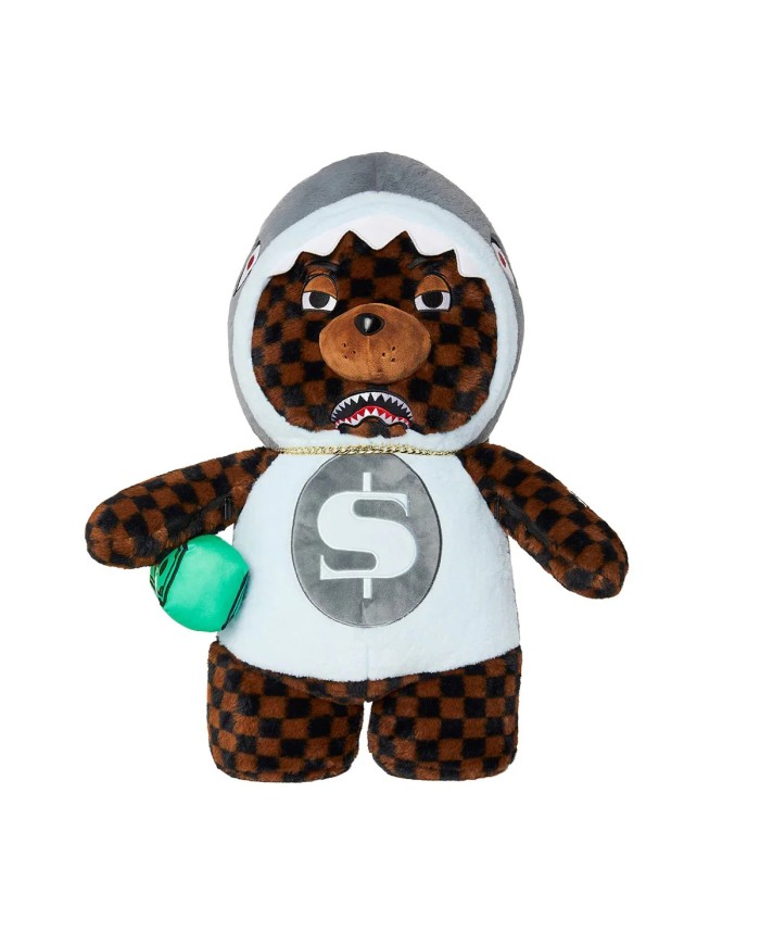 SPRAYGROUND ZAINO MONEY BEAR IN SHARK COSTUME BEAR BACKPACK 910B7546NSZ 225