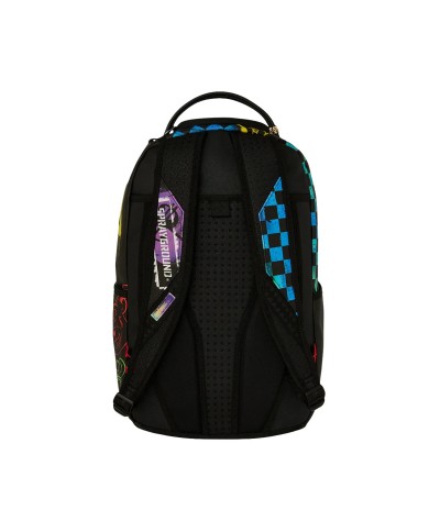SPRAYGROUND ZAINO SHARK CENTRAL STENCILS BLACK DLXSV BACKPACK 910B7620NSZ 225
