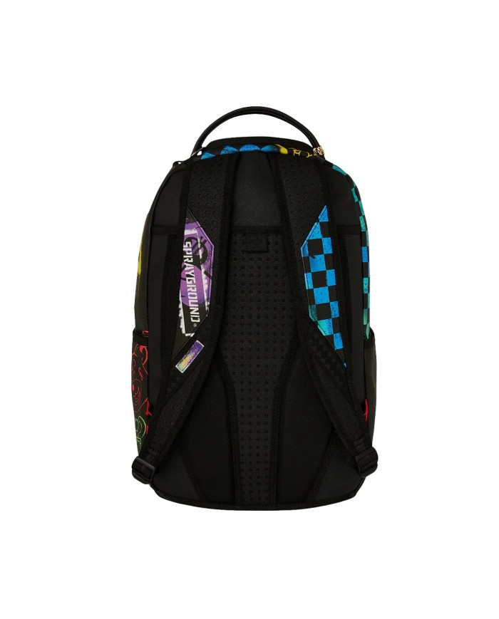 SPRAYGROUND ZAINO SHARK CENTRAL STENCILS BLACK DLXSV BACKPACK 910B7620NSZ 225