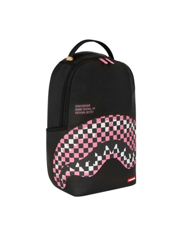 SPRAYGROUND ZAINO SHARK CENTRAL BREACKUP CHECK SORBET GREY BACKPACK 910B7635NSZ 225