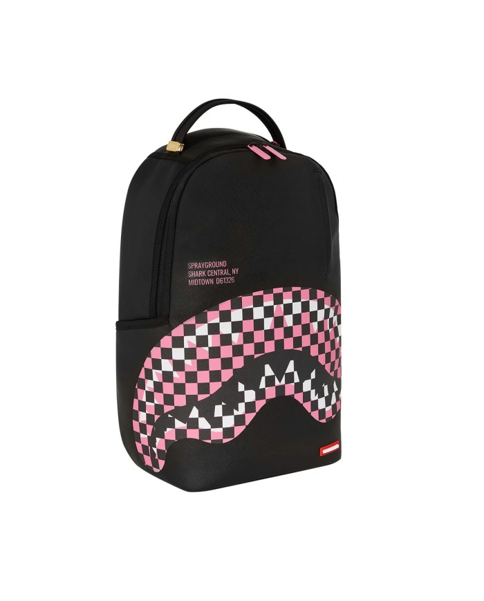 SPRAYGROUND ZAINO SHARK CENTRAL BREACKUP CHECK SORBET GREY BACKPACK 910B7635NSZ 225