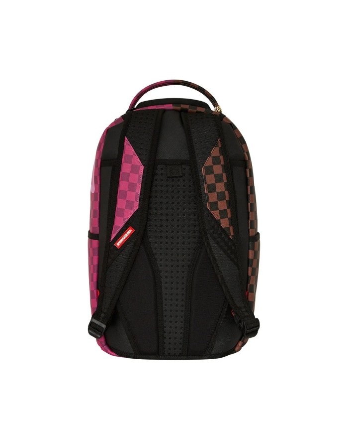 SPRAYGROUND ZAINO SPLIT SIP PINK CHECK DLXSV BACKPACK 910B6286NSZ 225