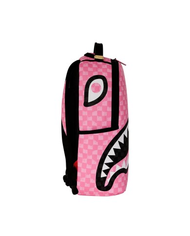SPRAYGROUND ZAINO PINK AND BLACK DRIP CHECK DLXSV BACKPACK 910B7649NSZ 225