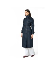 L'IMPERMEABILE TRENCH NELSON LONG INTERNO STACCABILE BLUE NEWGABM-903 225