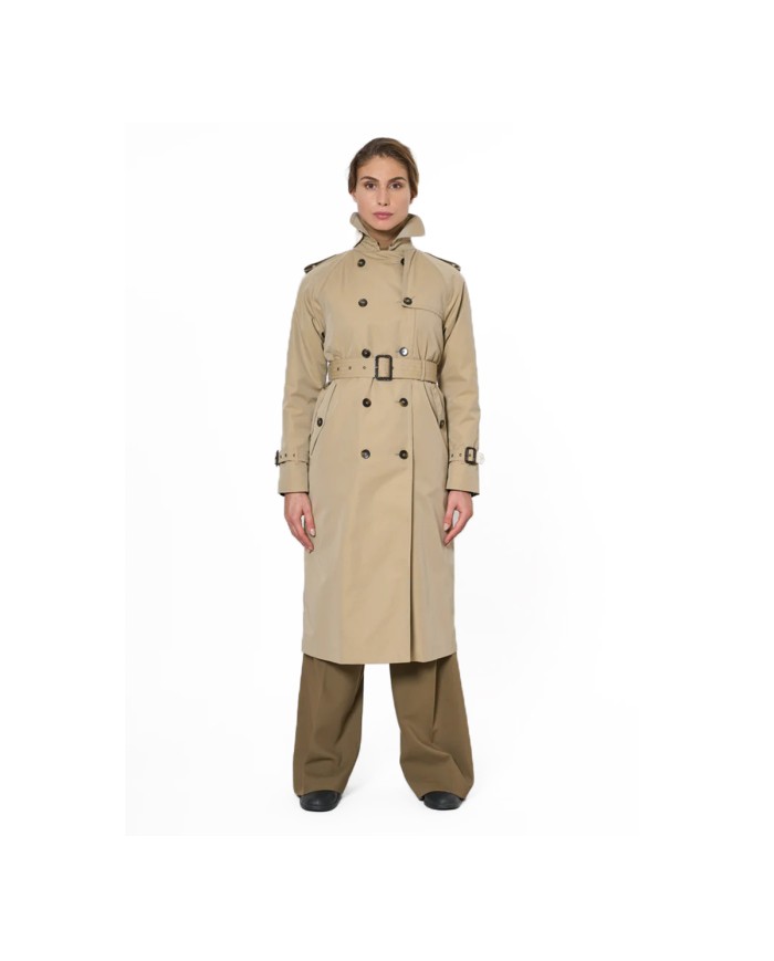 L'IMPERMEABILE TRENCH NELSON LONG INTERNO STACCABILE BLUE NEWGABM-903 225