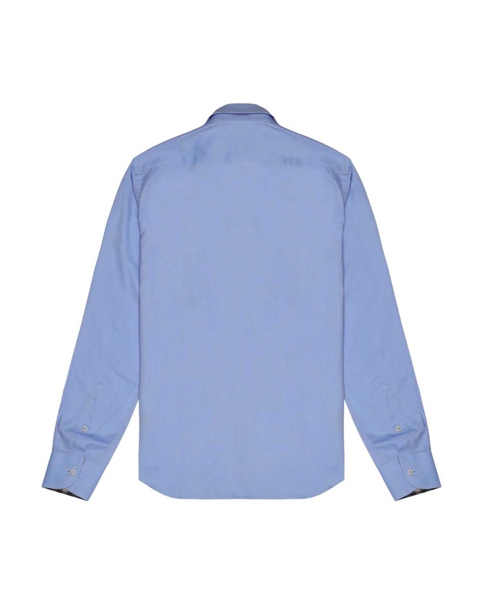 AQUASCUTUM CAMICIA BUTTON DOWN OXFORD LIGHT BLUE AA-005 225