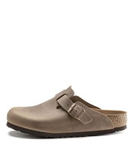 BIRKENSTOCK SANDALO SABOT UNISEX BOSTON OILED LEATHER TABACCO BROWN 960813 CO