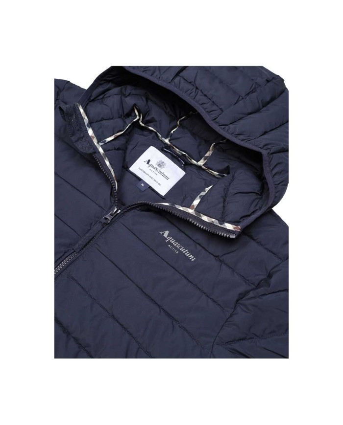 AQUASCUTUM HOODED 100gsm NAVY AA-ICON-JK006 225