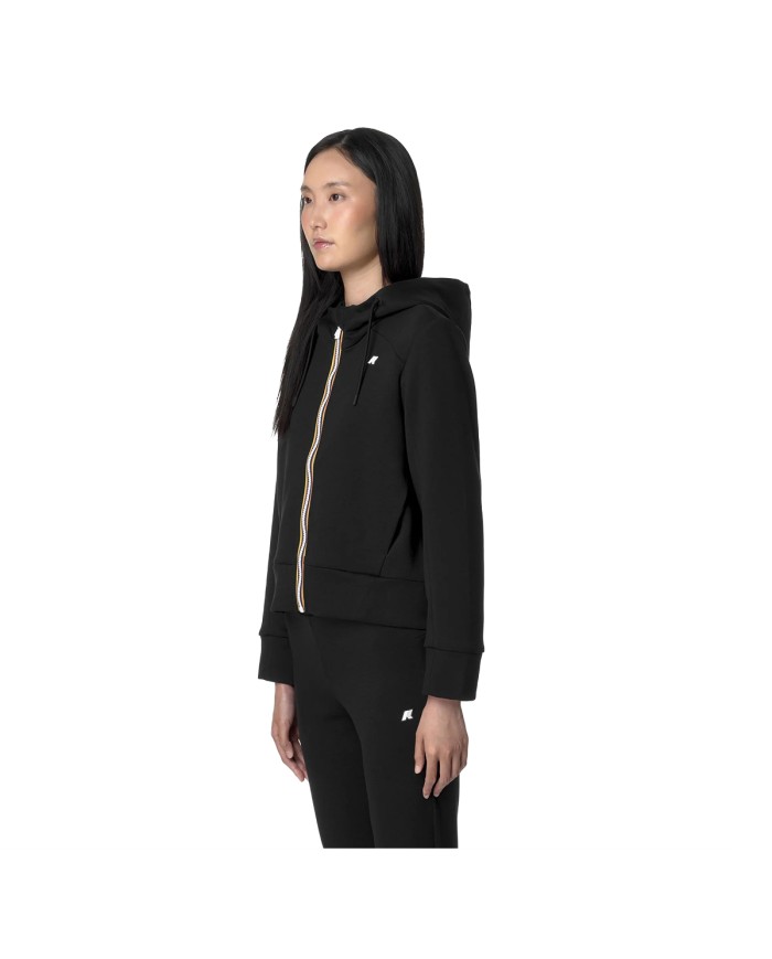 K-WAY GIACCA DONNA DIVINE LIGHT SPACER IN PILE NERO K2132CW CO