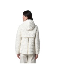 K-WAY GIACCA DONNA MADLAINE DIAMOND QUILTED WARM WHITE GARDENIA K2136FW CO