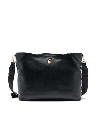 LIU-JO TOTE BAG MEDIA CON CHARM  NERO AF5035   225