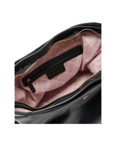LIU-JO TOTE BAG MEDIA CON CHARM  NERO AF5035   225