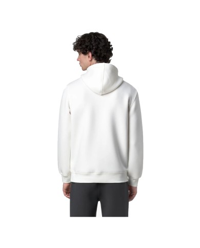 K-WAY GIACCA UOMO RAINER SPACER  FELPATA CON CAPPUCCIO WHITE GARDENIA K2141DW CO