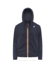 K-WAY GIACCA UOMO PROSPER BRUSHED PC FELPA CON CAPPUCCIO BLUE DEPHT K4147LW CO