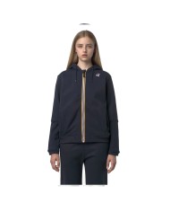K-WAY GIACCA UOMO PROSPER BRUSHED PC FELPA CON CAPPUCCIO BLUE DEPHT K4147LW CO