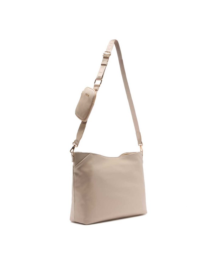 LIU-JO TOTE BAG MEDIA CON CHARM  NEUTRO AF5035   225