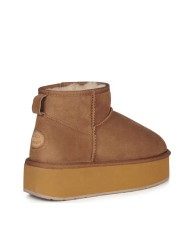 EMU AUSTRALIA STIVALETTI MICRO FLATFORM CHESTNUT W13082  225