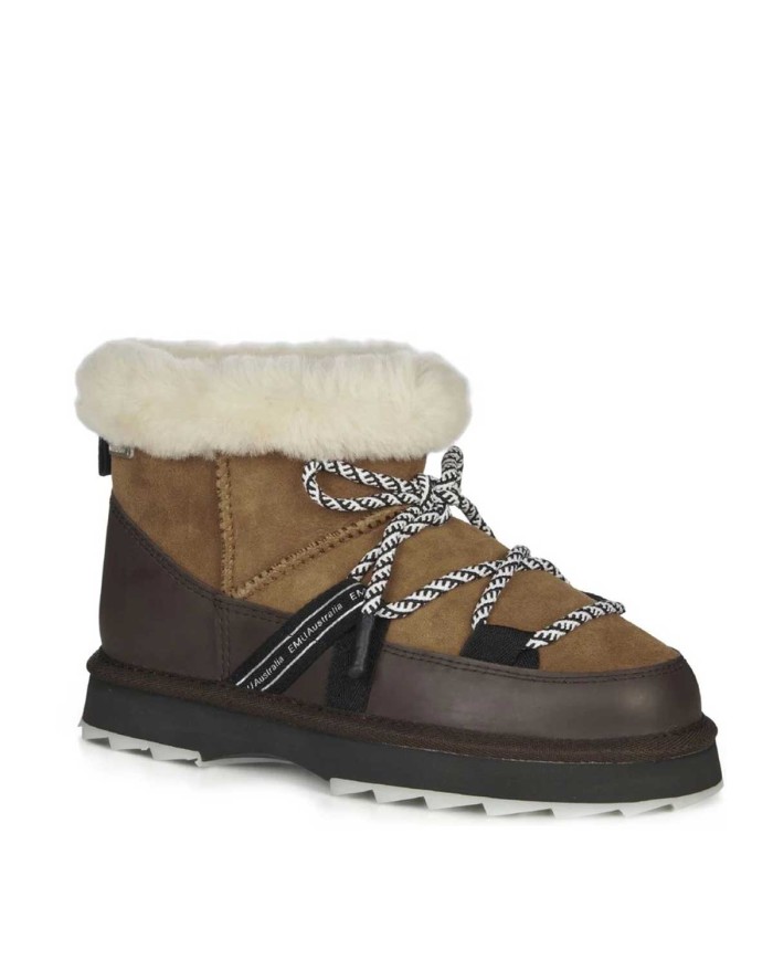 EMU AUSTRALIA STIVALETTO BLURRED MICRO CHESTNUT W13129 225