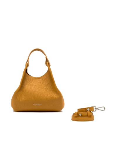GIANNI CHIARINI HANDBAG CON TRACOLLA DUA AMBER/CASTORO BS 9719 RNGDBL 225