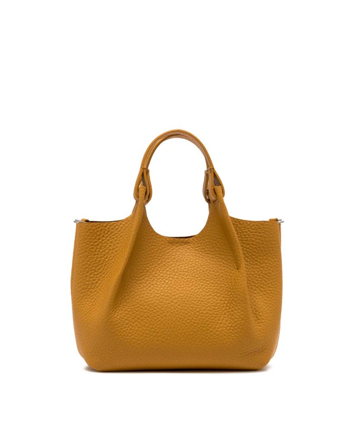 GIANNI CHIARINI HANDBAG CON TRACOLLA DUA AMBER/CASTORO BS 9719 RNGDBL 225