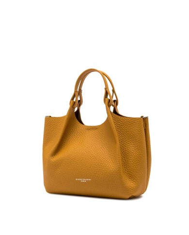 GIANNI CHIARINI HANDBAG CON TRACOLLA DUA AMBER/CASTORO BS 9719 RNGDBL 225