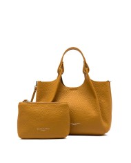 GIANNI CHIARINI HANDBAG CON TRACOLLA DUA AMBER/CASTORO BS 9719 RNGDBL 225