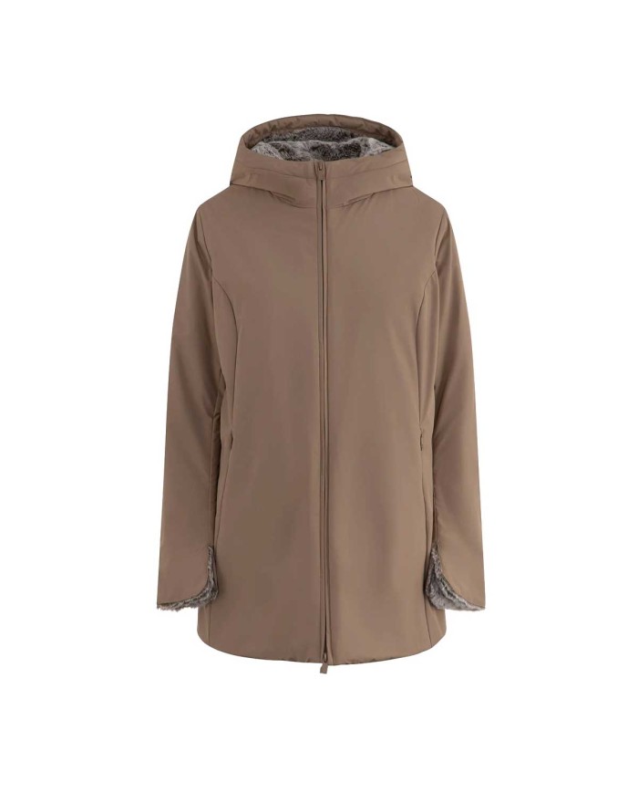 SUNS PARKA DONNA  MARMOLADA FUR  NOCE GBS53020D  225