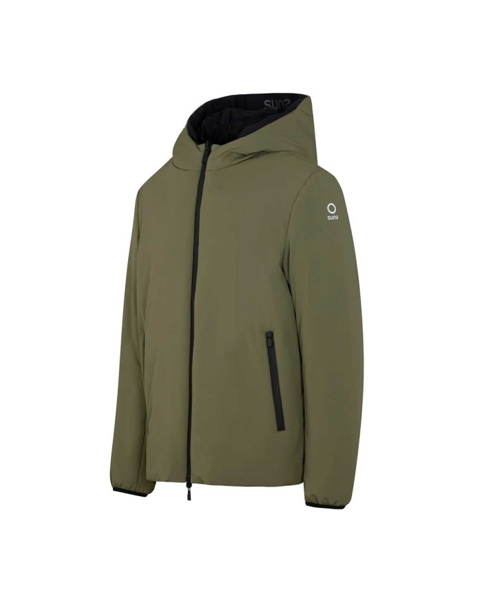 SUNS GIUBBOTTO UOMO REVERSIBILE DELHI ARMY/BLACK GBS63021U 225