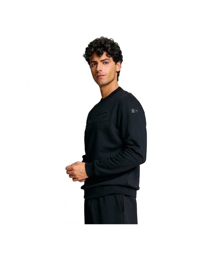 SUNS FELPA UOMO GIPO BOS CON LOGO EMBOSSED BLACK MFS63005U 225