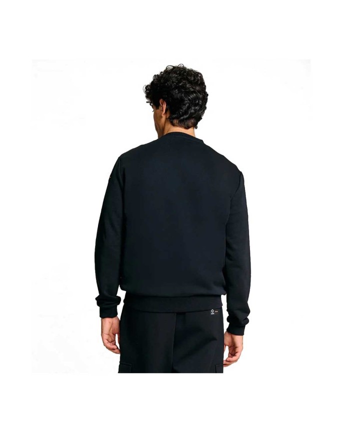 SUNS FELPA UOMO GIPO BOS CON LOGO EMBOSSED BLACK MFS63005U 225