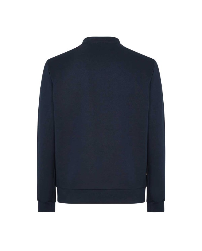 SUNS FELPA UOMO GIPO BOS CON LOGO EMBOSSED DARK BLUE MFS63005U 225