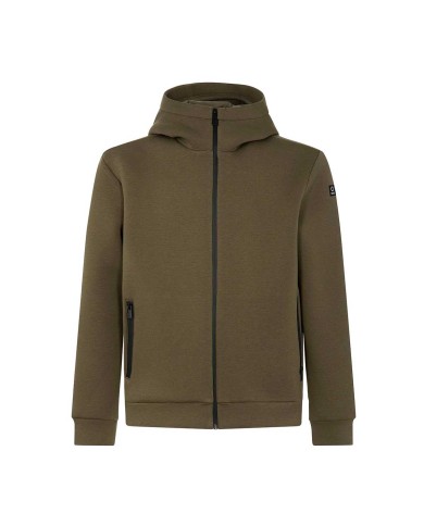 SUNS FELPA MARZIO NEO CON ZIP E CAPPUCCIO ARMY MFS63011U 225