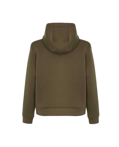 SUNS FELPA MARZIO NEO CON ZIP E CAPPUCCIO ARMY MFS63011U 225