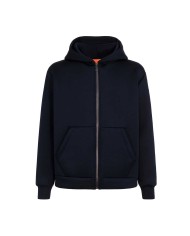 SUNS FELPA MARZIO SCUBA CON FULL ZIP E CAPPUCCIO DARK BLUE MFS63019U 225