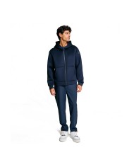 SUNS FELPA MARZIO SCUBA CON FULL ZIP E CAPPUCCIO DARK BLUE MFS63019U 225