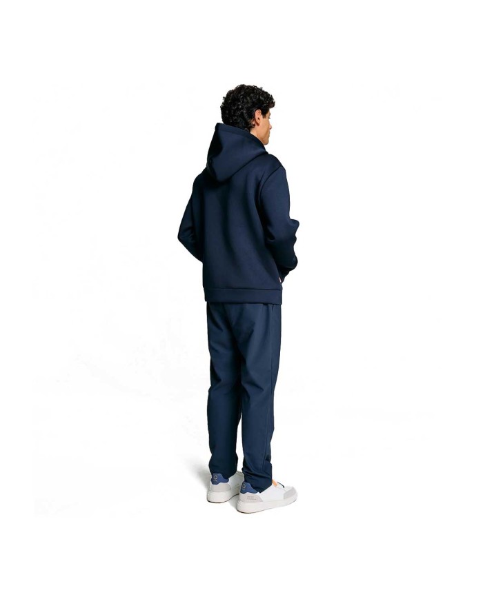 SUNS FELPA MARZIO SCUBA CON FULL ZIP E CAPPUCCIO DARK BLUE MFS63019U 225