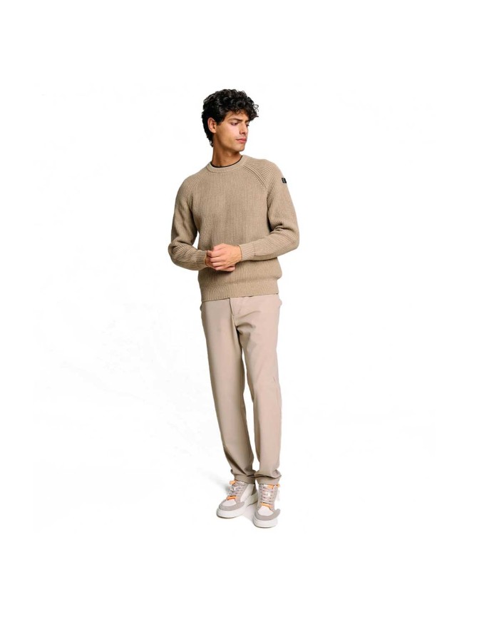 SUNS MAGLIONE UOMO CARLOS COAST CON MANICHE RAGLAN BEIGE MGS63011U 225