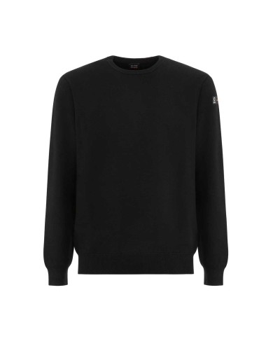 SUNS MAGLIONE UOMO GIROCOLLOCARLOS EASY IN FILATO MORBIDO BLACK MGS63015U 225