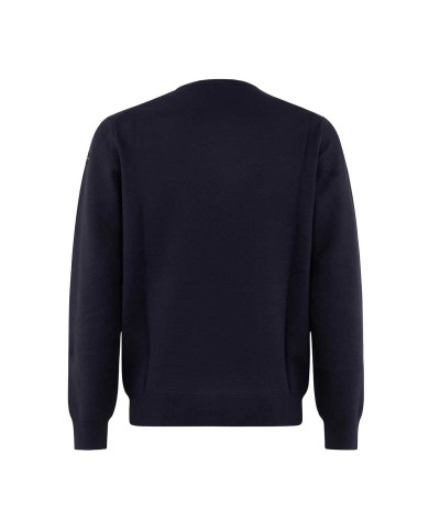 SUNS MAGLIONE UOMO GIROCOLLOCARLOS EASY IN FILATO MORBIDO DARK BLUE MGS63015U 225