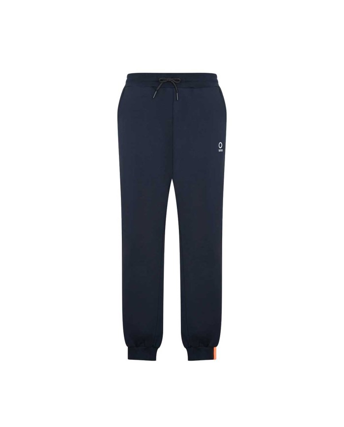 SUNS PANTALONE IN FELPA UOMO ALESSANDRO TAG CON COULISSE IN VITA DARK BLUE PFS63001U 225